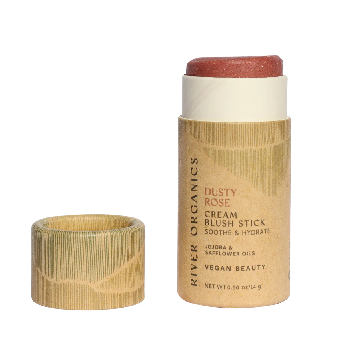 River Organics Dusty Rose Vegan Blush Stick