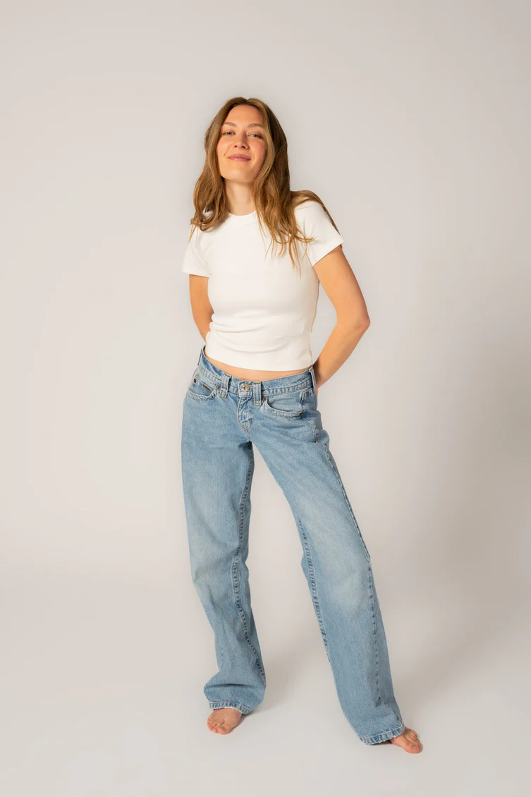 Fitted Micro Rib Organic T-Shirt